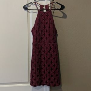Maroon Dress